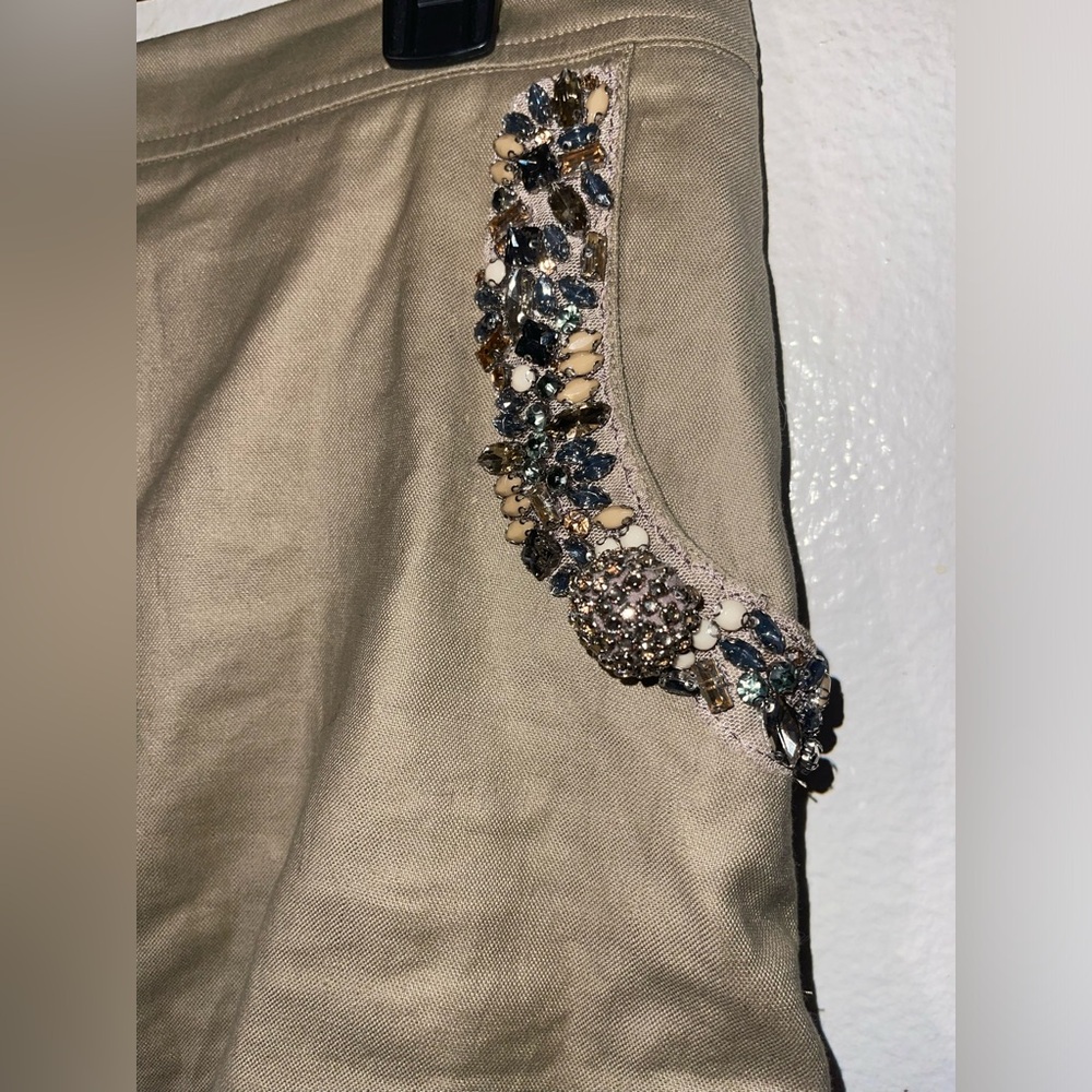 Twin-Set Tan Asymmetrical Skater Skirt - Picture 5 of 7